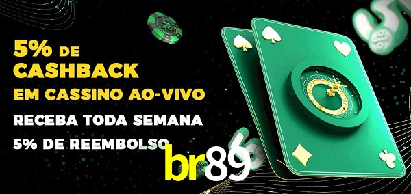 Promoções do cassino ao Vivo br89